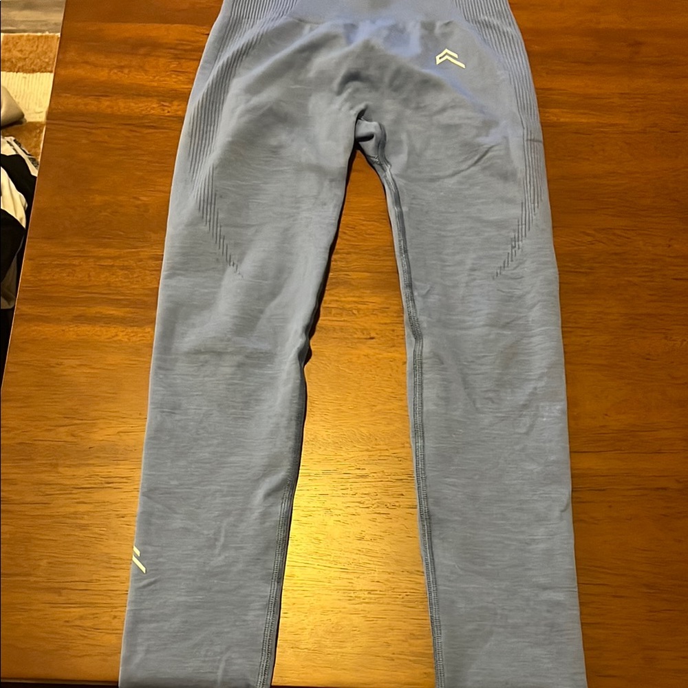 Blue Seamless Leggings